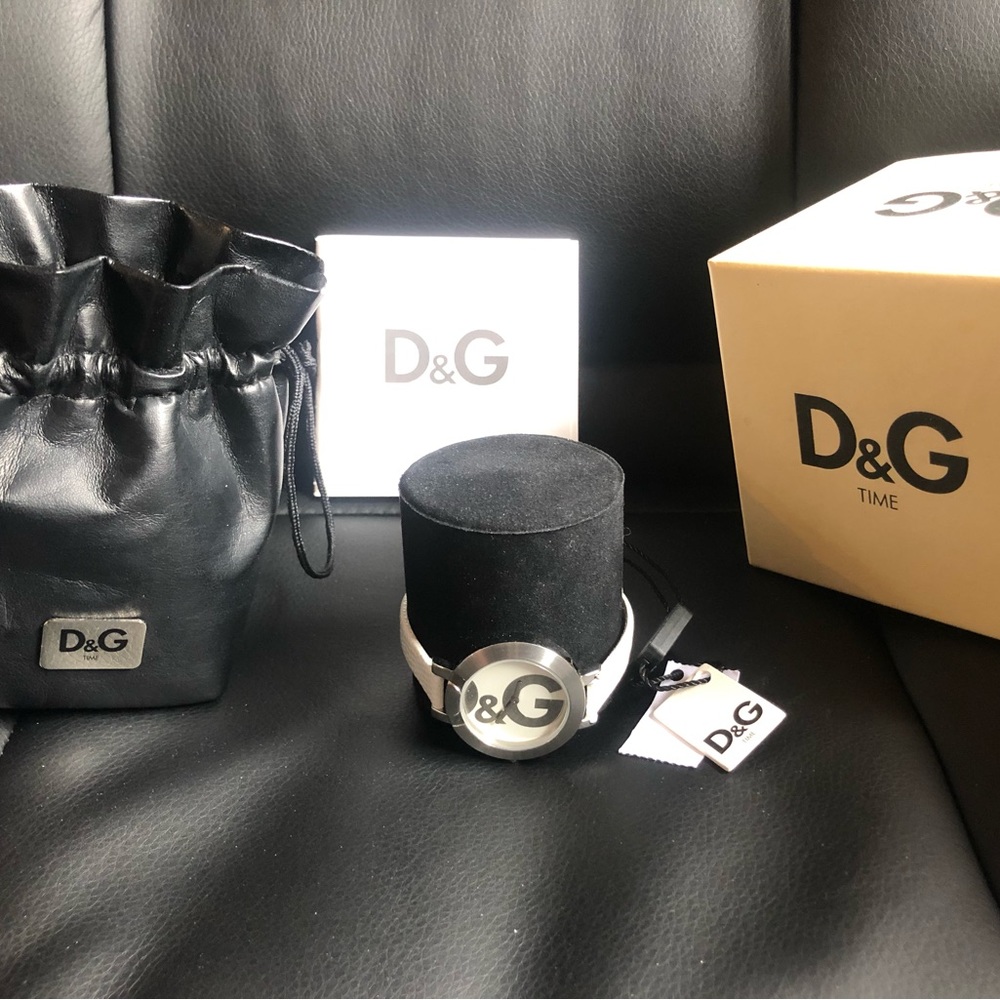D&G Dolce & Gabbana White Wrist Watch
